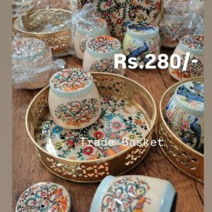 Pichwai jar basket