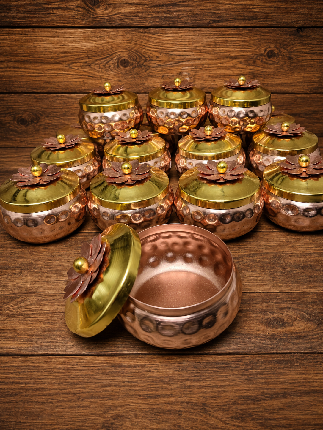 Copper plated pot pot 4.5 Inch