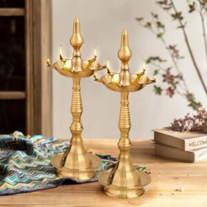 12 inch kerla fancy pure brass pack of 2 pcs