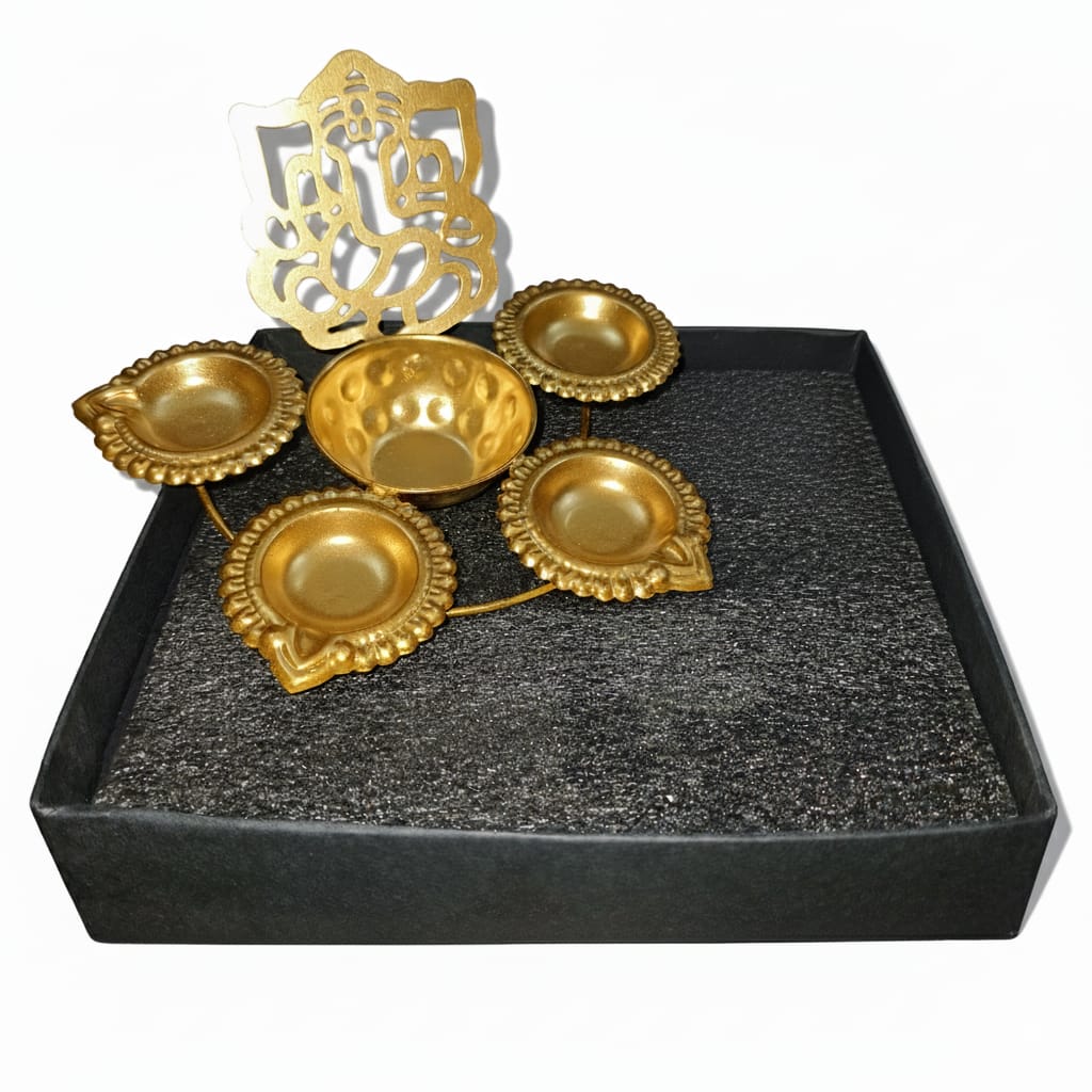 Ganesh Diya Urli (Pack of 10 - 7 Inch)