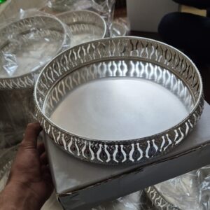 German silver 8 inch basket