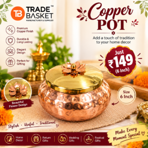 Copper pot 6 inch