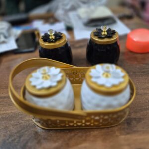 oval 2 jar basket set