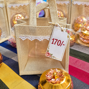 Copper Pot with Jute Bag