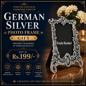 German Silver Photo Frame