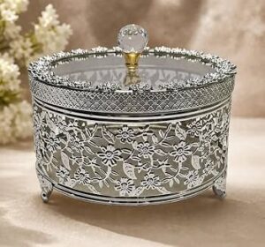 GERMAN SILVER DRYFRUIT BOX8 INCH